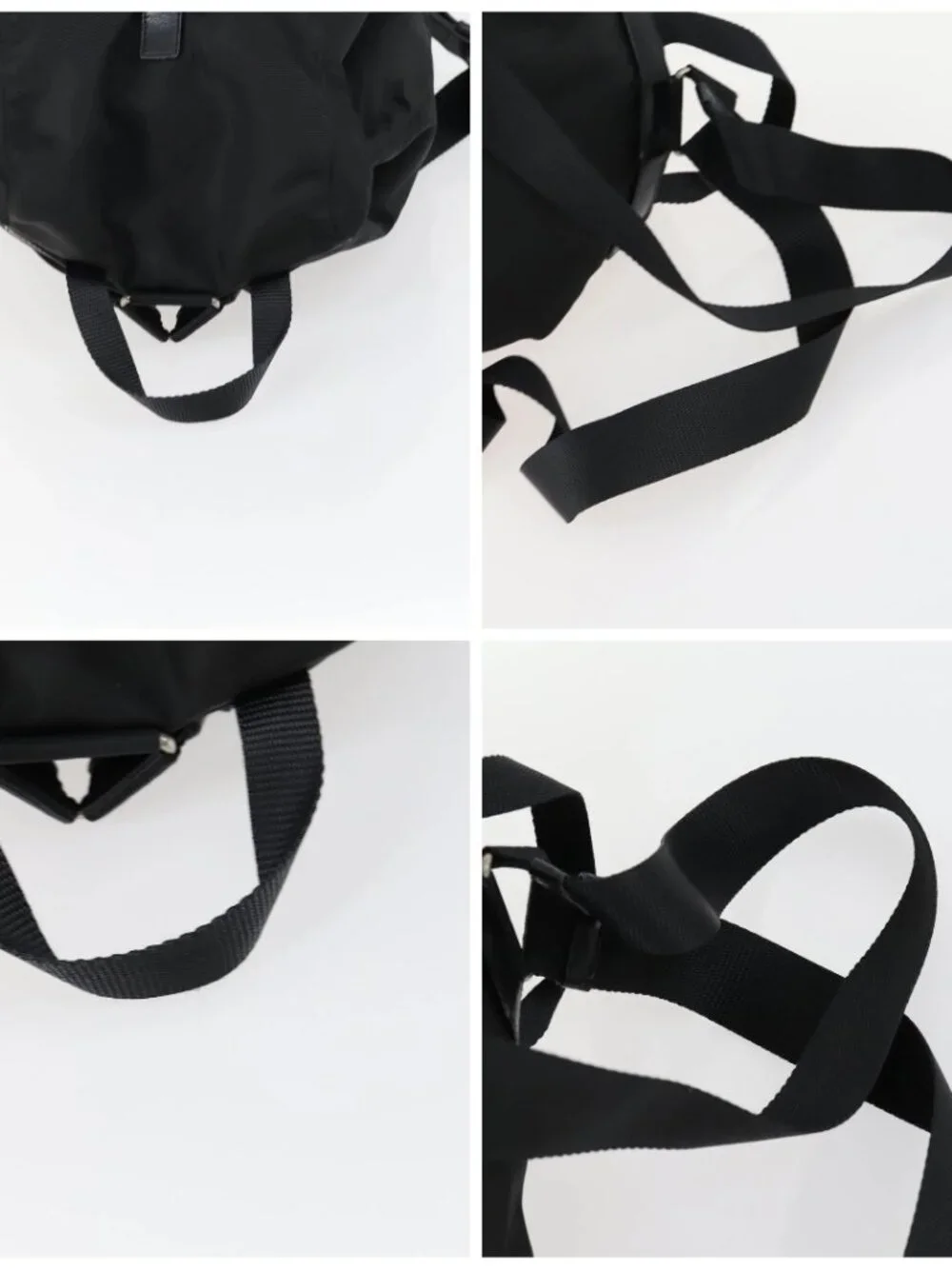 PRADA Backpack Nylon Black Silver Auth 156118 - Picture 16 of 16